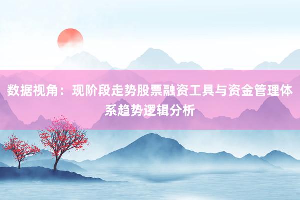 数据视角：现阶段走势股票融资工具与资金管理体系趋势逻辑分析