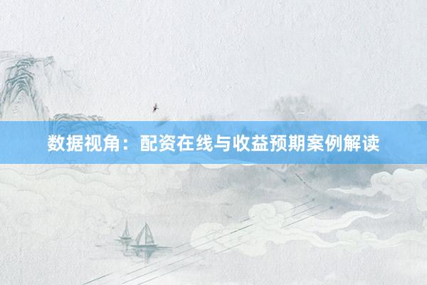 数据视角：配资在线与收益预期案例解读