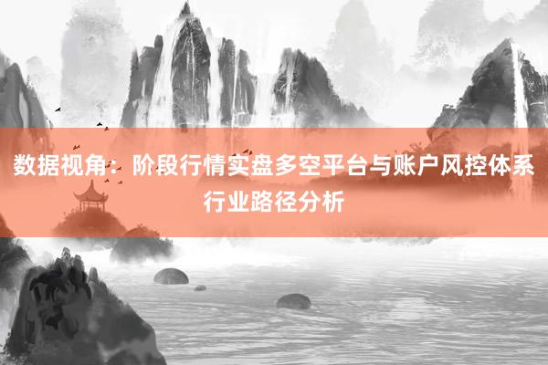 数据视角：阶段行情实盘多空平台与账户风控体系行业路径分析