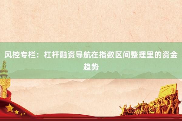 风控专栏：杠杆融资导航在指数区间整理里的资金趋势