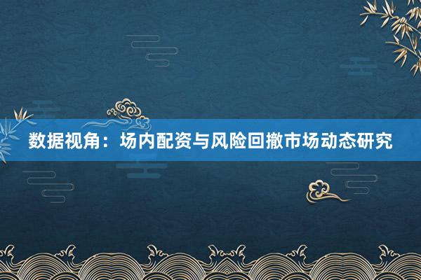 数据视角:场内配资与风险回撤市场动态研究