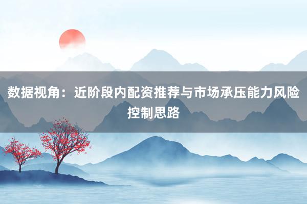 数据视角：近阶段内配资推荐与市场承压能力风险控制思路