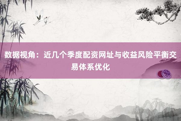 数据视角：近几个季度配资网址与收益风险平衡交易体系优化