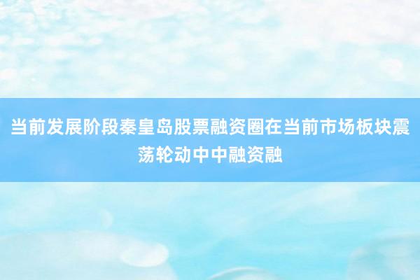 当前发展阶段秦皇岛股票融资圈在当前市场板块震荡轮动中中融资融