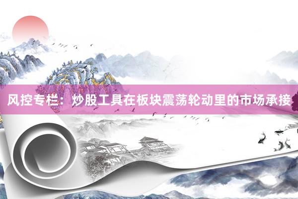 风控专栏：炒股工具在板块震荡轮动里的市场承接