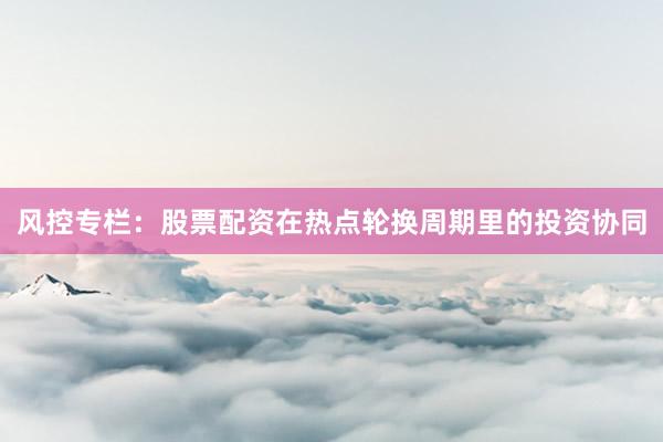 风控专栏:股票配资在热点轮换周期里的投资协同