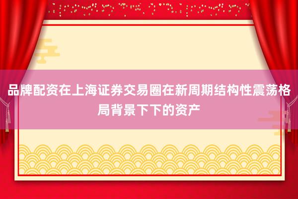 品牌配资在上海证券交易圈在新周期结构性震荡格局背景下下的资产