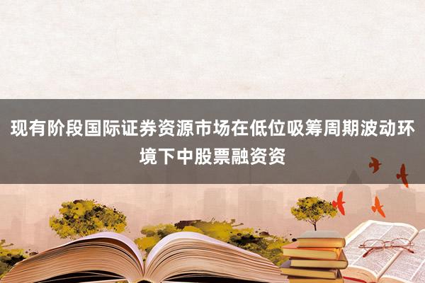 现有阶段国际证券资源市场在低位吸筹周期波动环境下中股票融资资