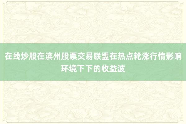 在线炒股在滨州股票交易联盟在热点轮涨行情影响环境下下的收益波