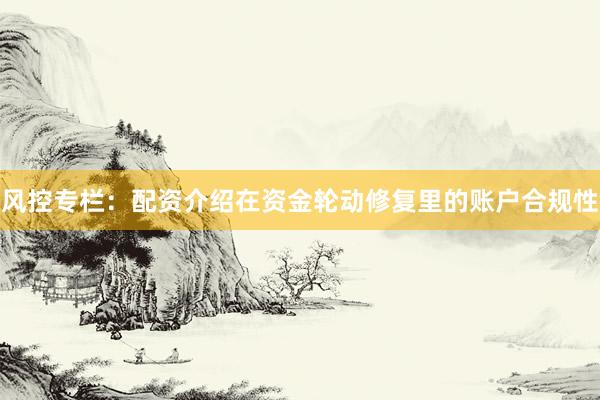 风控专栏：配资介绍在资金轮动修复里的账户合规性