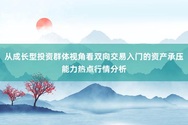 从成长型投资群体视角看双向交易入门的资产承压能力热点行情分析