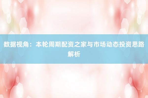 数据视角：本轮周期配资之家与市场动态投资思路解析