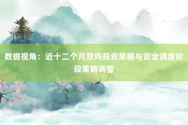 数据视角：近十二个月双向投资策略与资金调度阶段策略调整