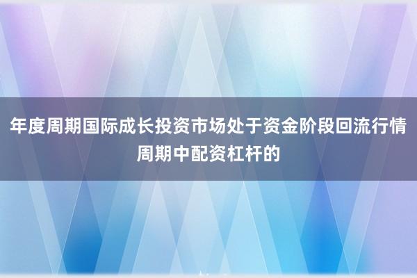 年度周期国际成长投资市场处于资金阶段回流行情周期中配资杠杆的
