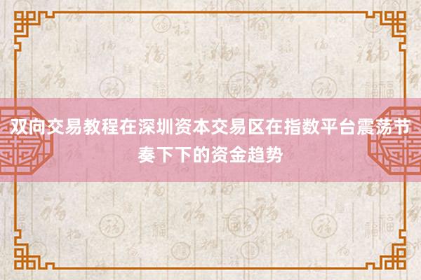 双向交易教程在深圳资本交易区在指数平台震荡节奏下下的资金趋势