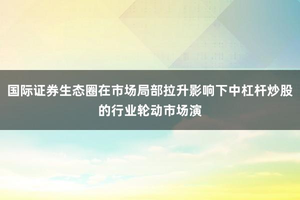 国际证券生态圈在市场局部拉升影响下中杠杆炒股的行业轮动市场演