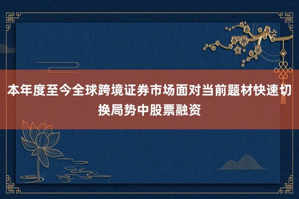 本年度至今全球跨境证券市场面对当前题材快速切换局势中股票融资
