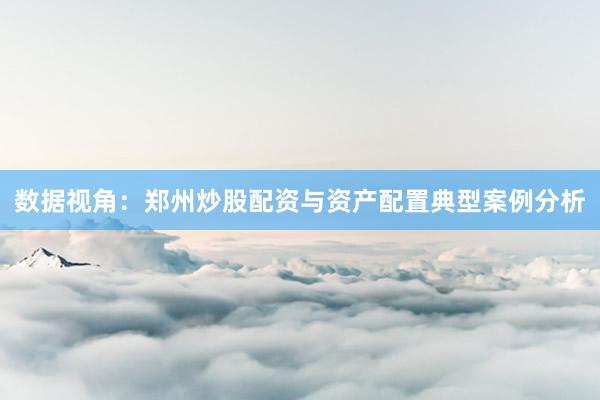数据视角：郑州炒股配资与资产配置典型案例分析