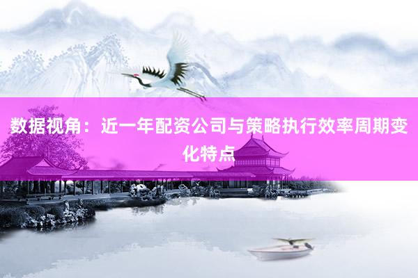 数据视角：近一年配资公司与策略执行效率周期变化特点