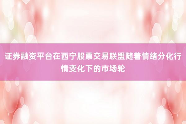 证券融资平台在西宁股票交易联盟随着情绪分化行情变化下的市场轮
