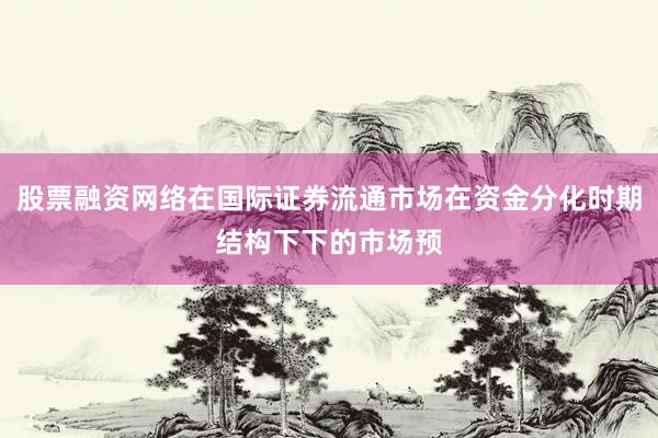 股票融资网络在国际证券流通市场在资金分化时期结构下下的市场预