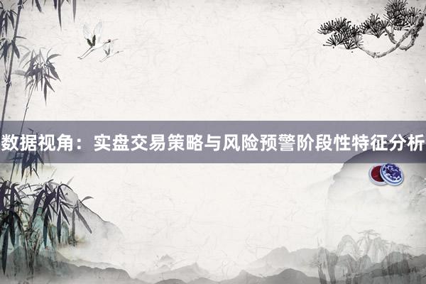 数据视角：实盘交易策略与风险预警阶段性特征分析