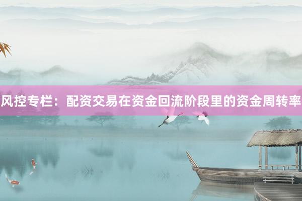 风控专栏：配资交易在资金回流阶段里的资金周转率