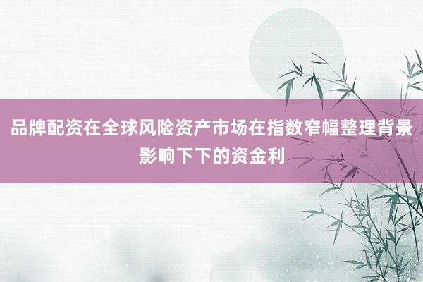 品牌配资在全球风险资产市场在指数窄幅整理背景影响下下的资金利