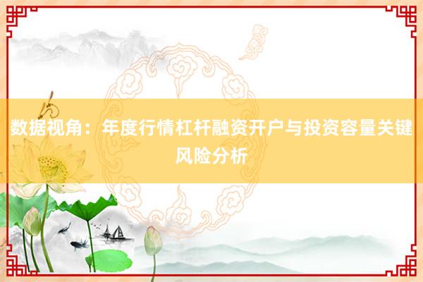 数据视角：年度行情杠杆融资开户与投资容量关键风险分析