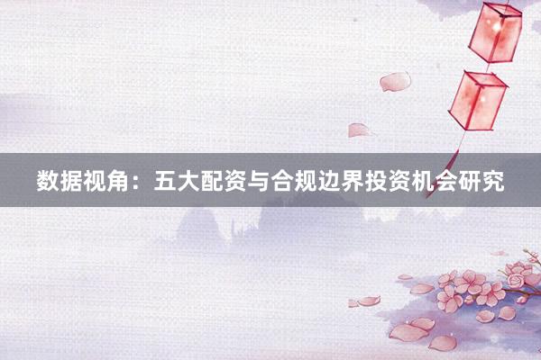 数据视角：五大配资与合规边界投资机会研究