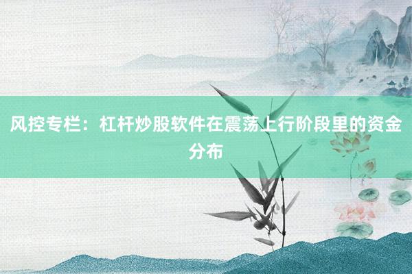风控专栏:杠杆炒股软件在震荡上行阶段里的资金分布