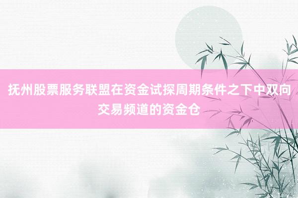 抚州股票服务联盟在资金试探周期条件之下中双向交易频道的资金仓
