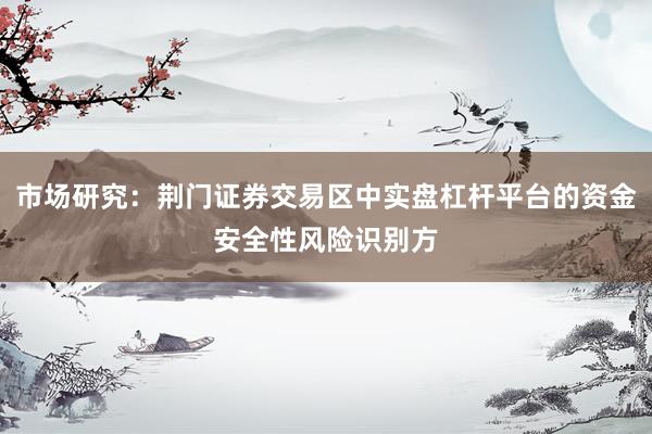 市场研究：荆门证券交易区中实盘杠杆平台的资金安全性风险识别方