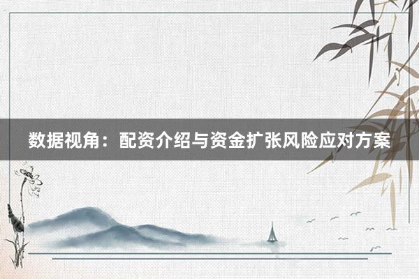 数据视角：配资介绍与资金扩张风险应对方案