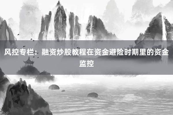 风控专栏：融资炒股教程在资金避险时期里的资金监控