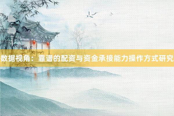 数据视角：靠谱的配资与资金承接能力操作方式研究