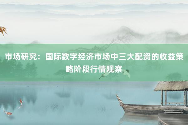 市场研究：国际数字经济市场中三大配资的收益策略阶段行情观察