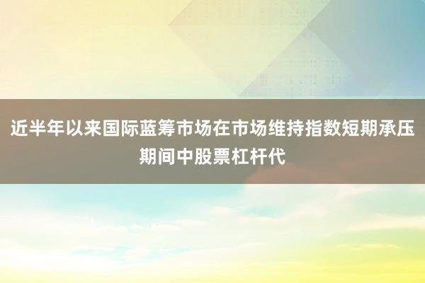 近半年以来国际蓝筹市场在市场维持指数短期承压期间中股票杠杆代