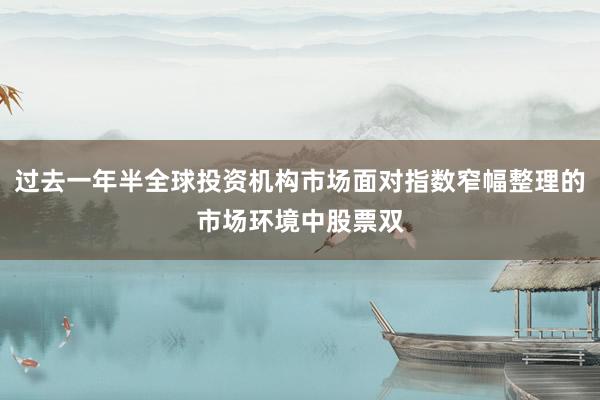 过去一年半全球投资机构市场面对指数窄幅整理的市场环境中股票双
