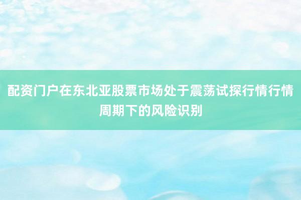 配资门户在东北亚股票市场处于震荡试探行情行情周期下的风险识别