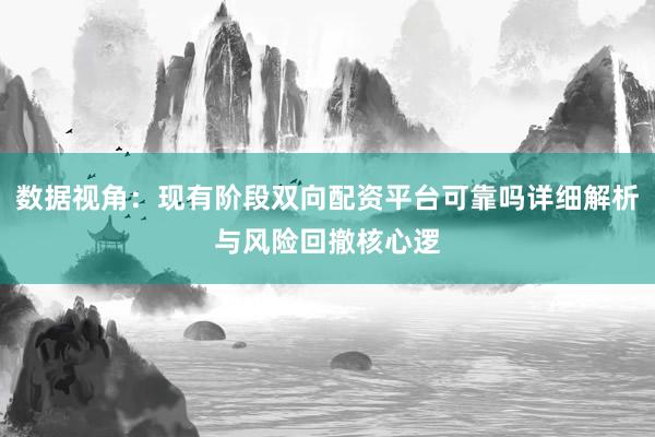 数据视角：现有阶段双向配资平台可靠吗详细解析与风险回撤核心逻