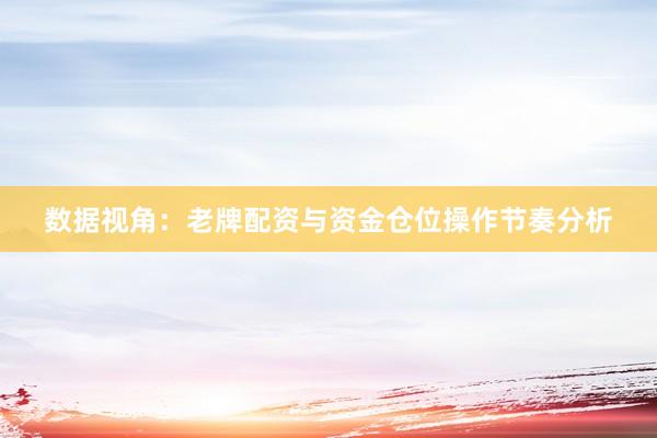 数据视角：老牌配资与资金仓位操作节奏分析