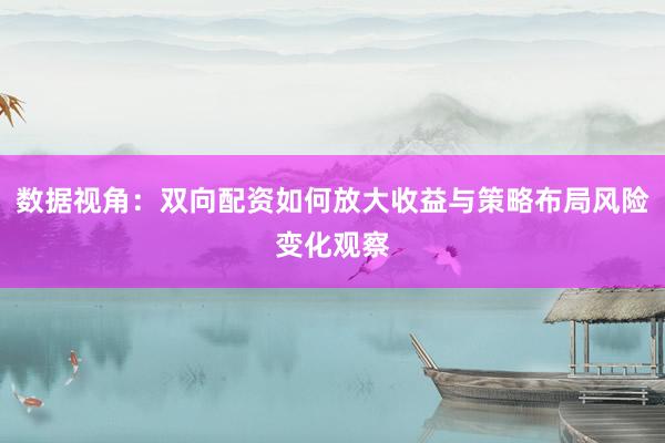 数据视角：双向配资如何放大收益与策略布局风险变化观察