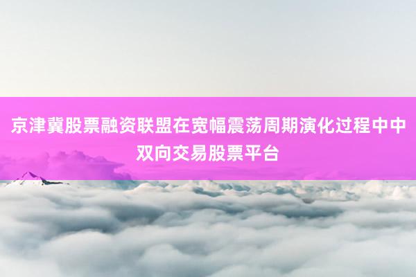 京津冀股票融资联盟在宽幅震荡周期演化过程中中双向交易股票平台