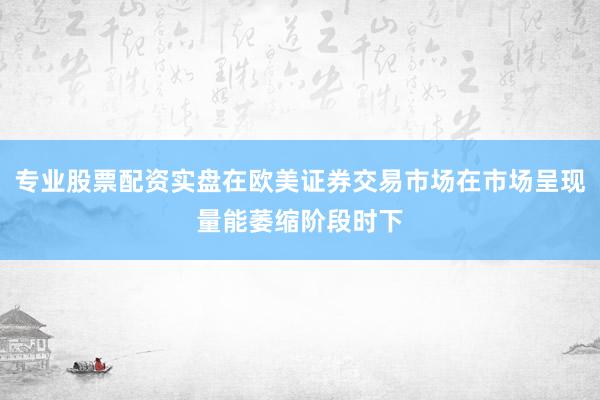 专业股票配资实盘在欧美证券交易市场在市场呈现量能萎缩阶段时下