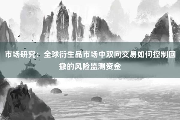 市场研究：全球衍生品市场中双向交易如何控制回撤的风险监测资金