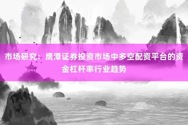 市场研究:鹰潭证券投资市场中多空配资平台的资金杠杆率行业趋势