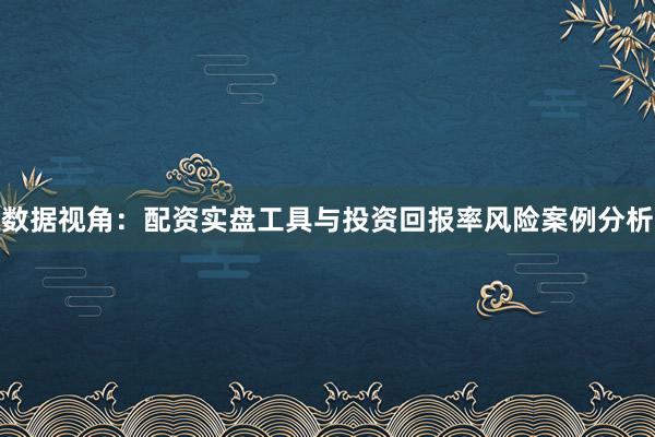 数据视角：配资实盘工具与投资回报率风险案例分析