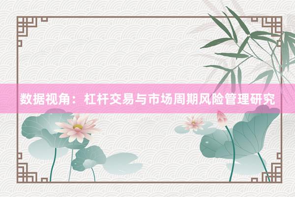 数据视角：杠杆交易与市场周期风险管理研究