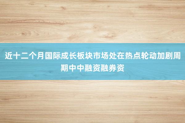 近十二个月国际成长板块市场处在热点轮动加剧周期中中融资融券资